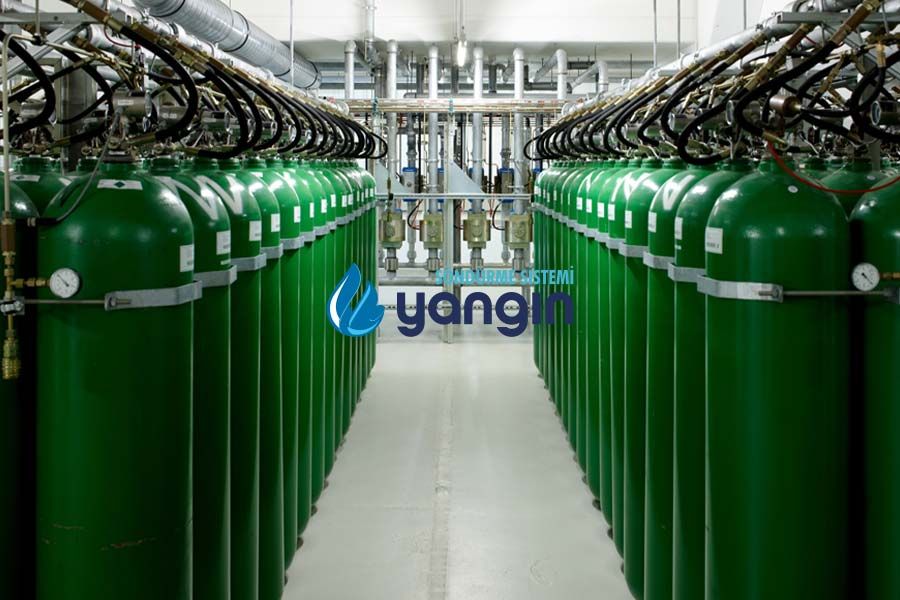 Argon Inert Gazlı Yangın Söndürme Sistemleri